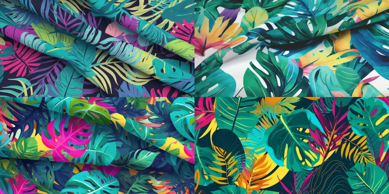 pattern design tropical leaves pattern